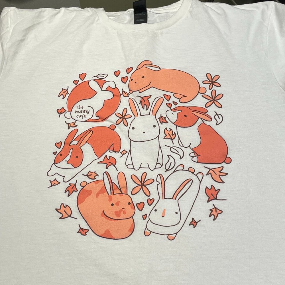 The Bunny Cafe t-shirt